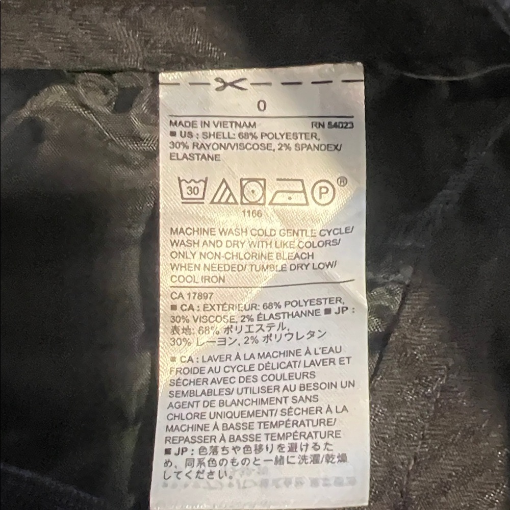 NWT Women’s Banana Republic Navy Plaid Pants - Picture 6 of 7